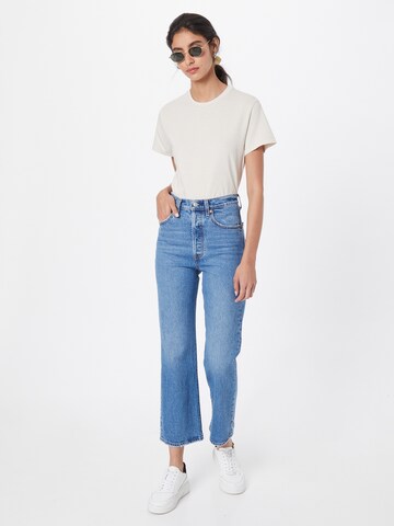 LEVI'S ® Bootcut Jeans 'Ribcage Crop Boot' in Blau