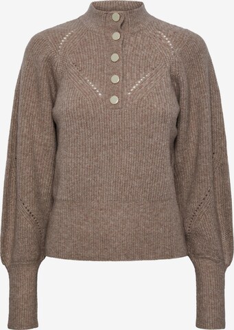 Y.A.S Sweater 'Joha' in Brown: front