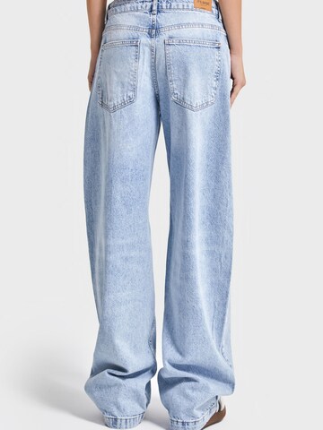 IT'S BASIC Baggy Jeans 'Baggy Mid Rise Jeans' in Blue