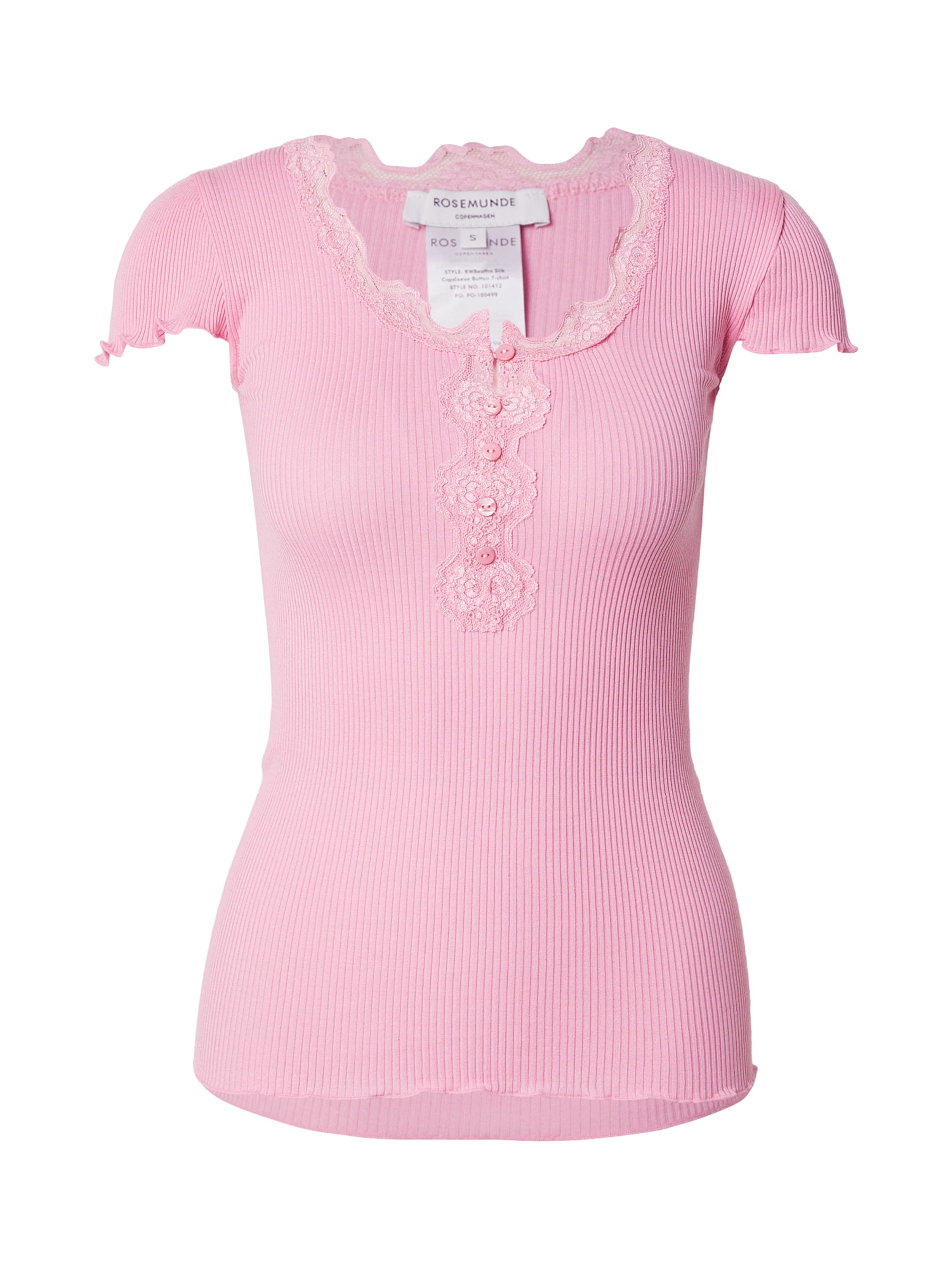 Tricou 'Beatha' de la rosemunde pe roz: față