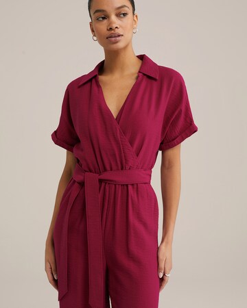 WE Fashion Jumpsuit in Red