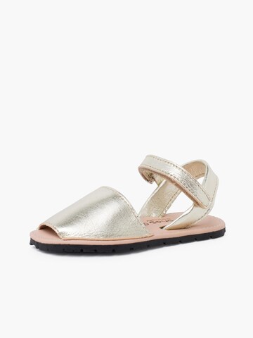 Pisamonas Sandalen in Goud: voorkant