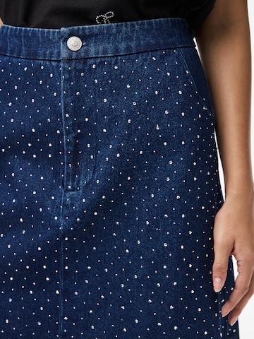 PIECES Skirt 'PCROBERTA' in Blue