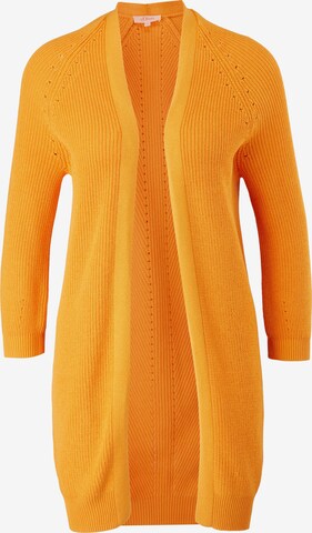 s.Oliver Strickjacke in Orange: predná strana