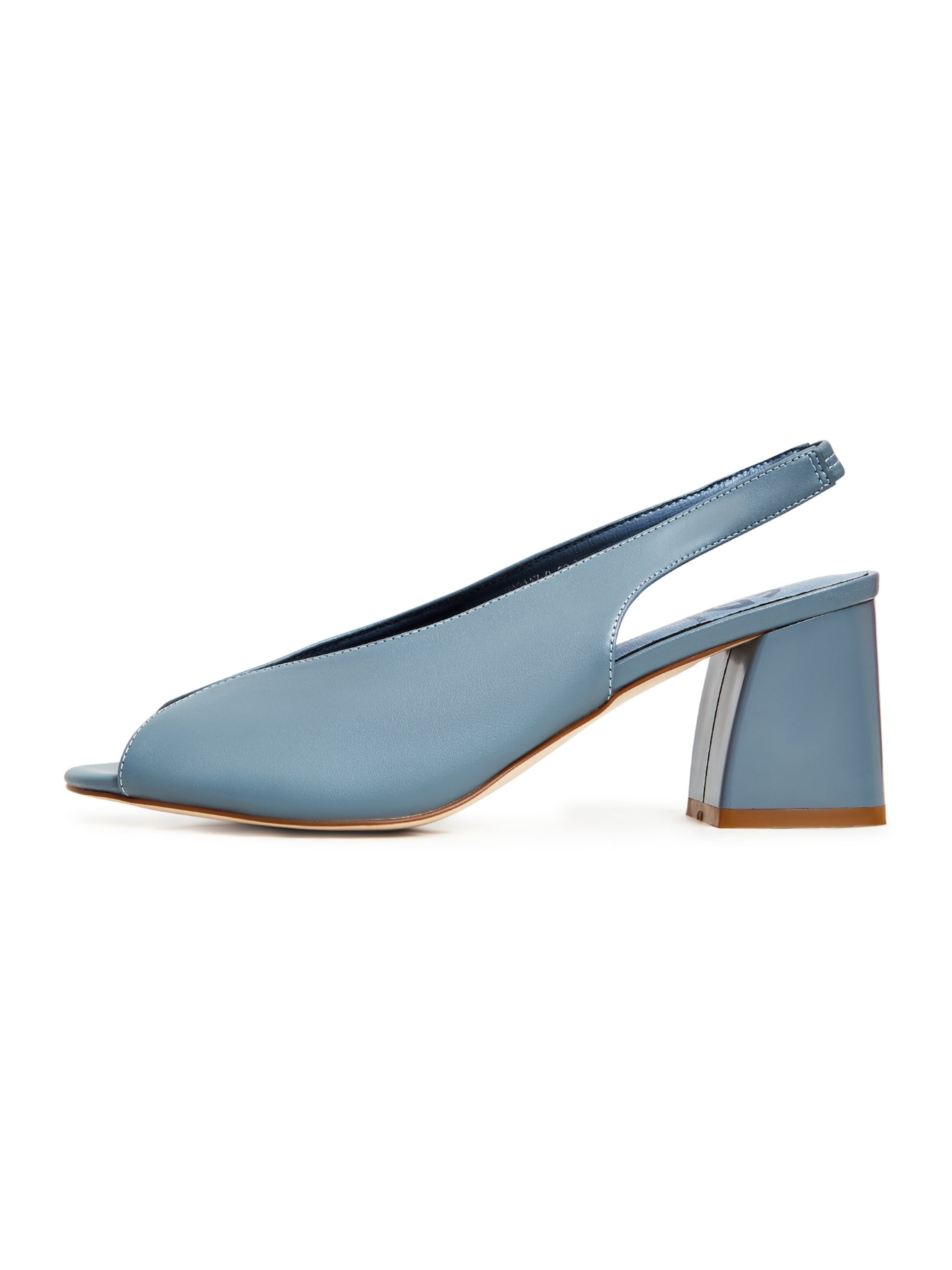 CESARE GASPARI Slingback pumps in Blue: front