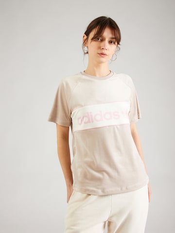 T-shirt 'NY' ADIDAS ORIGINALS en beige : devant