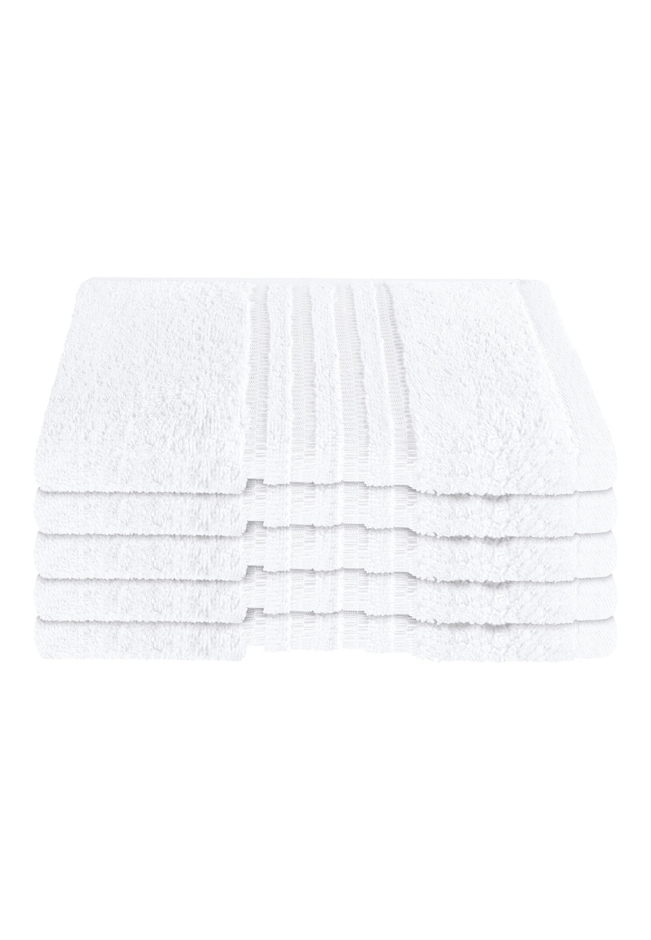 SCHIESSER Handdoek 'Milano' in Wit: voorkant