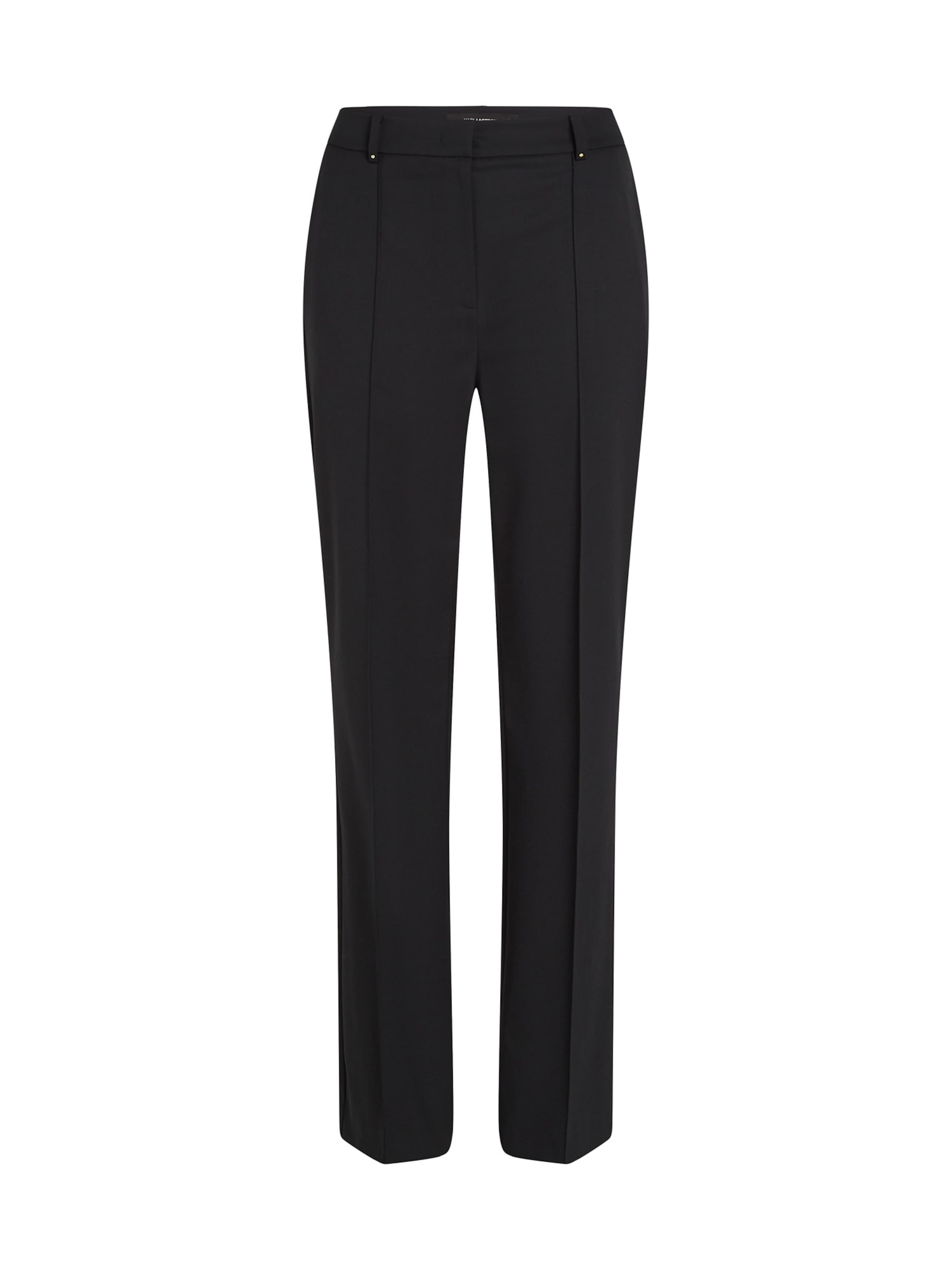 Karl Lagerfeld tavaline Püksid, värv must: eest vaates