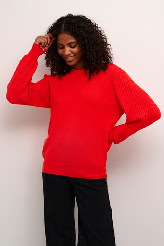 Pullover 'KA Nanna' di Kaffe in rosso: frontale