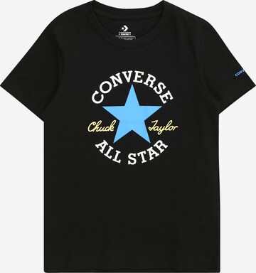 CONVERSE Тениска в черно: отпред