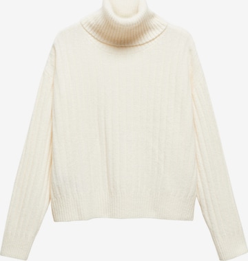 Pull-over 'TALDORIN' MANGO en beige : devant