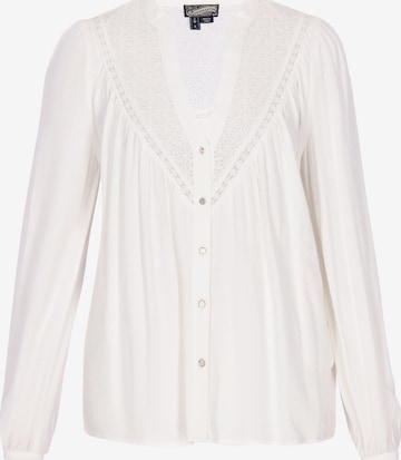 Chemisier DreiMaster Vintage en blanc : devant