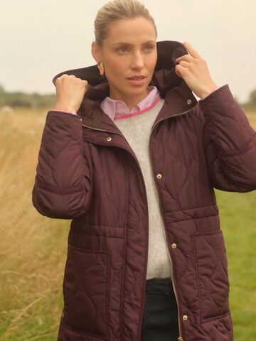 love & roses Between-Seasons Coat in Red