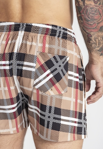 Gianni Kavanagh Board Shorts 'British' in Beige