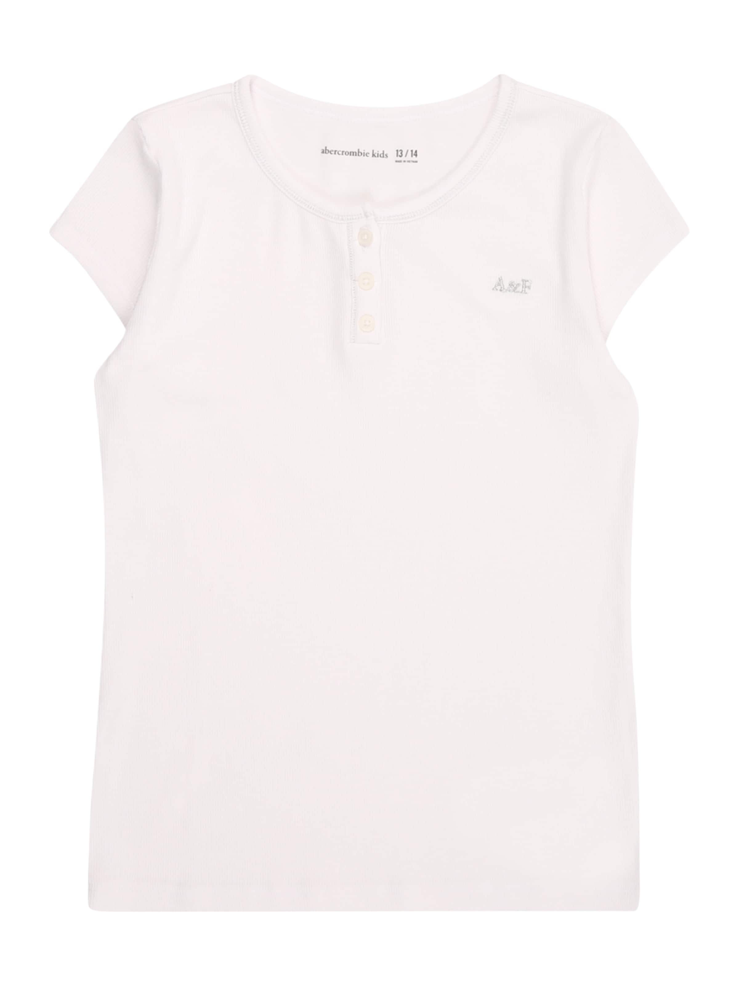 T-Shirt &#x27;ESSENTIAL&#x27; Abercrombie &amp; Fitch en blanc : devant