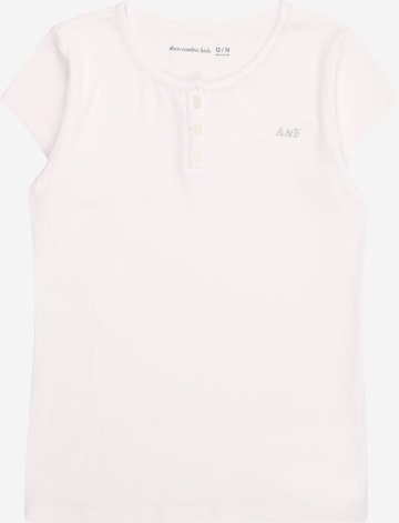 Abercrombie & Fitch Футболка 'ESSENTIAL' в Белый: спереди