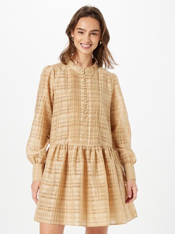 Birgitte Herskind Shirt Dress 'Dahlia' in Beige: front