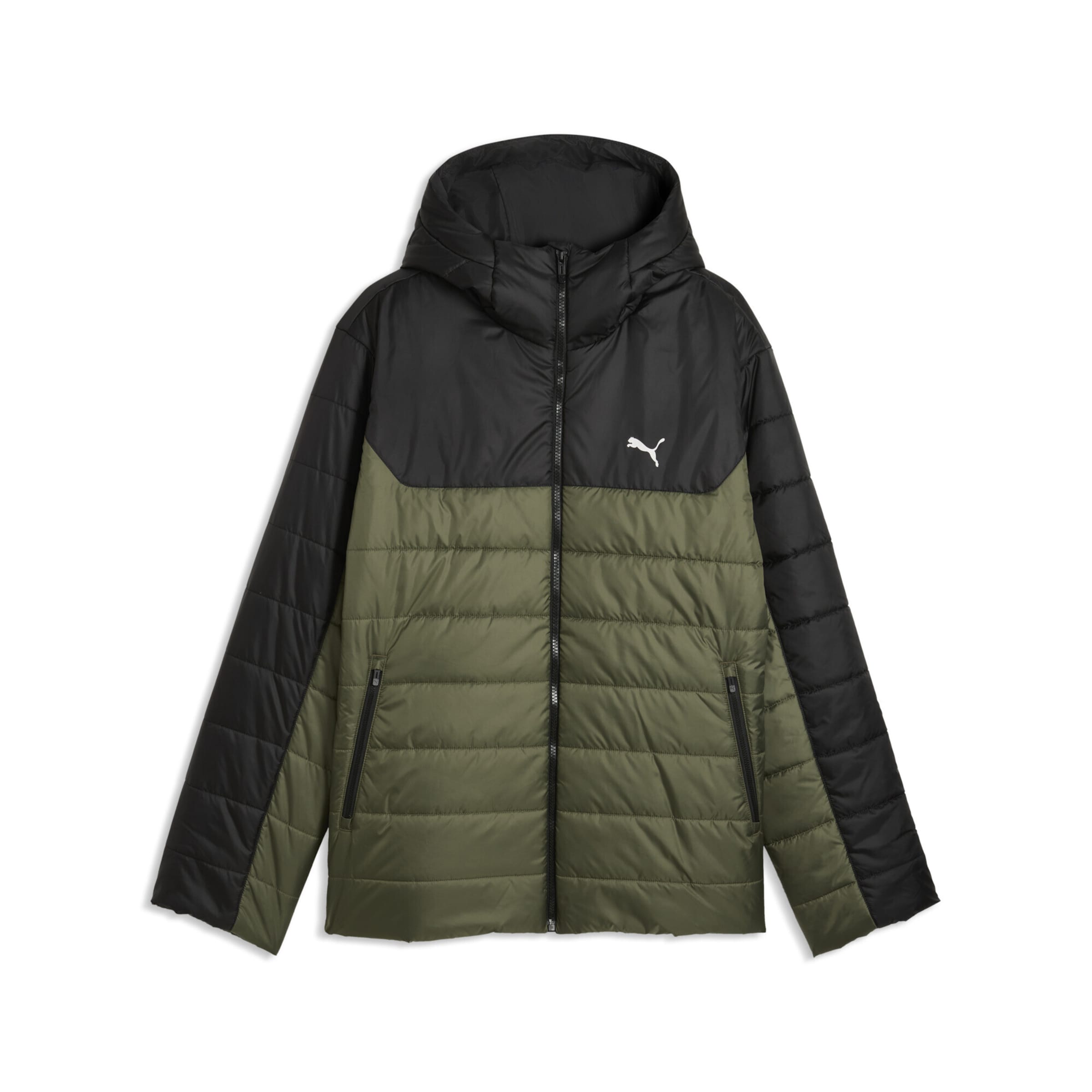 PUMA Sportjacke in Grün: Vorderseite
