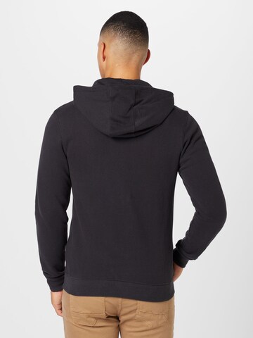 BLEND Zip-Up Hoodie in Black