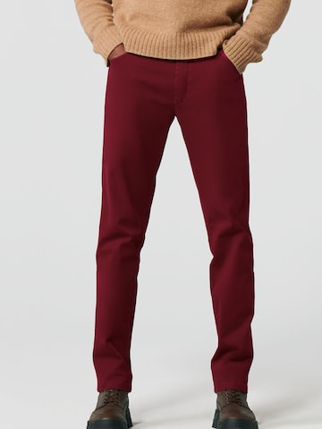 Regular Pantalon chino MEYER en rouge : devant