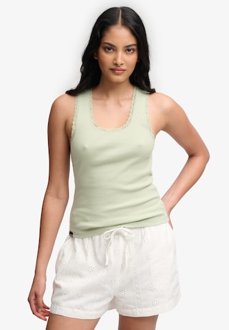 Superdry & Co Top in Groen: voorkant
