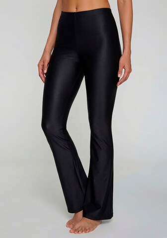 LASCANA Flared Pants in Black: front