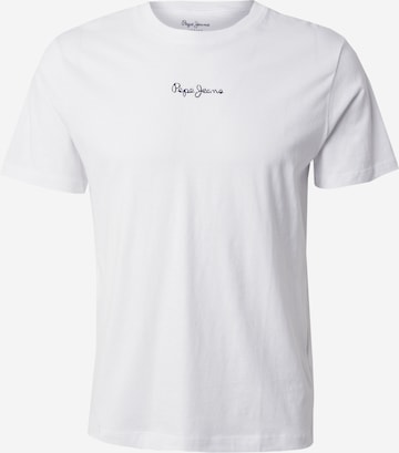 Pepe Jeans T-Shirt 'DEROK' in Weiß: Vorderseite