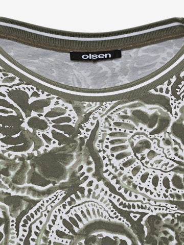 Olsen T-Shirt 'Clara' in Grün