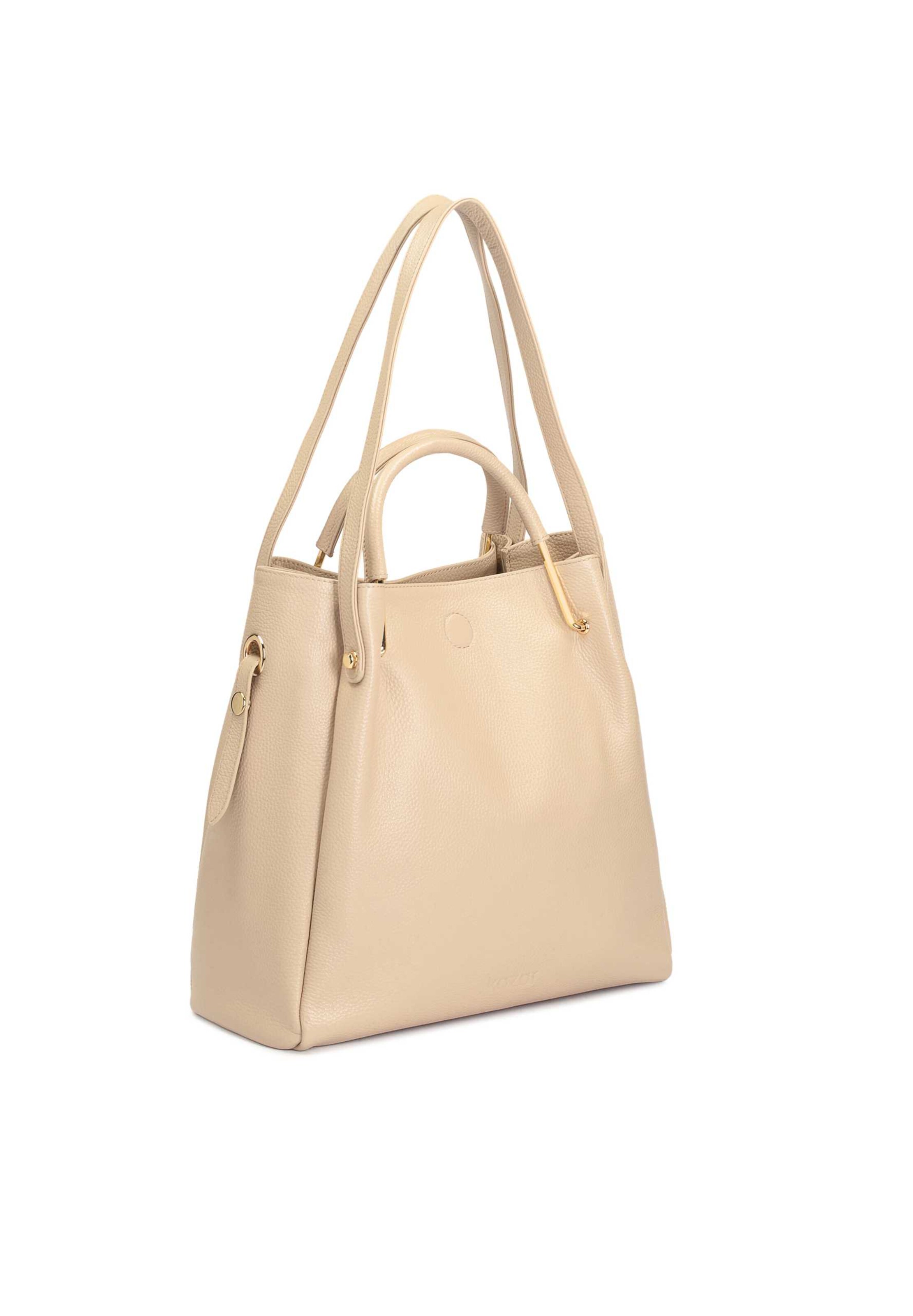 Kazar Handtasche in Beige: Vorderseite