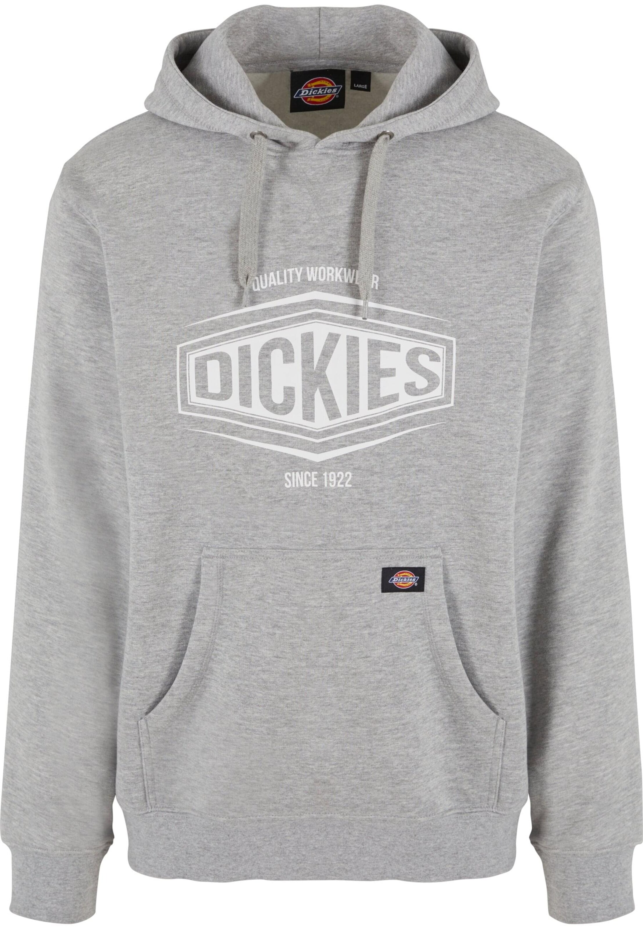 DICKIES Sweatshirt 'Rockfield' in Grijs: voorkant