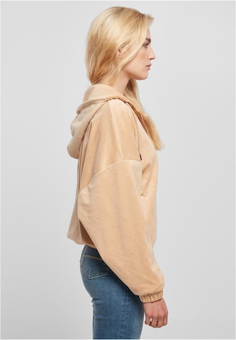 Karl Kani Zip-Up Hoodie in Beige