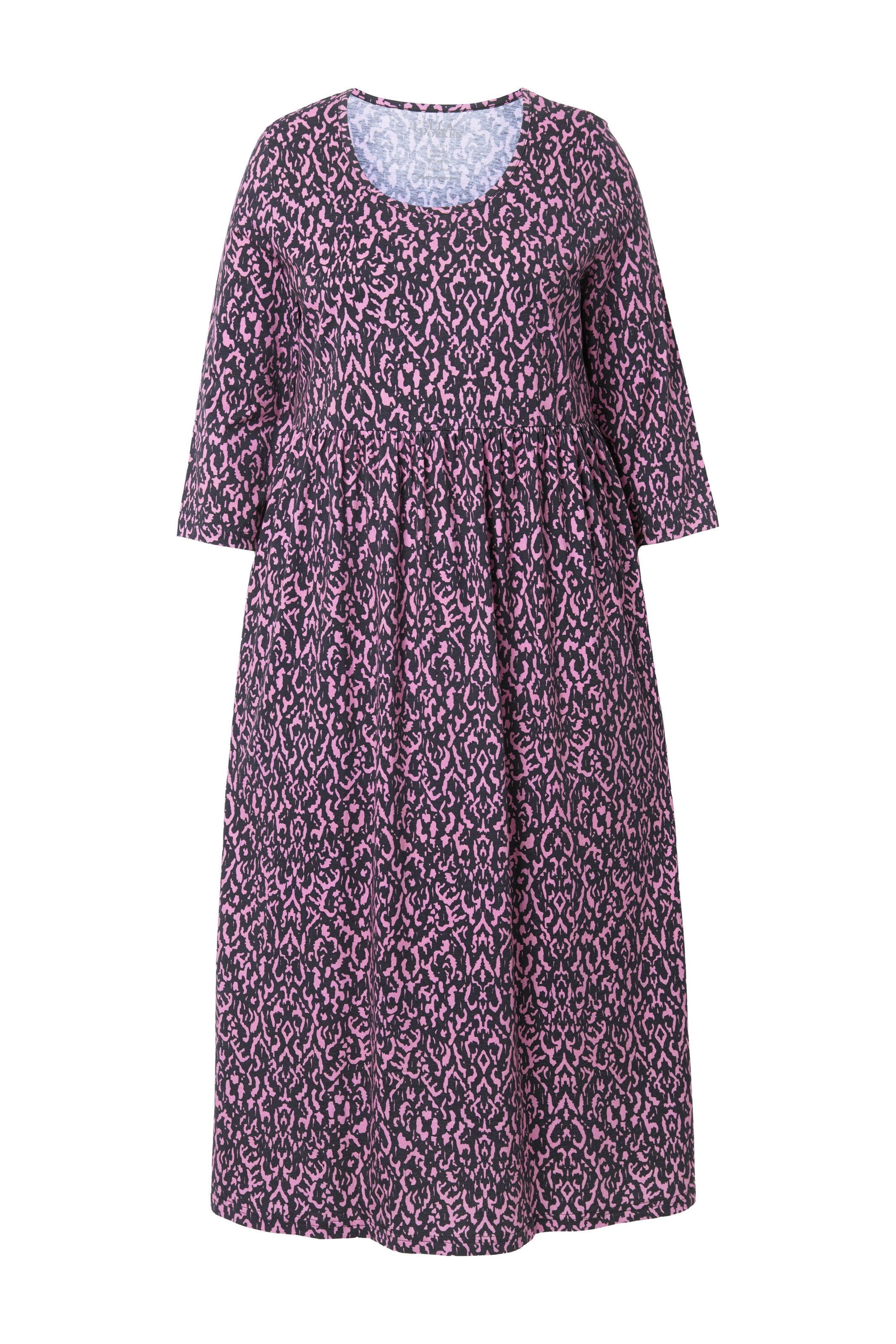 Ulla Popken Jurk in Roze: voorkant