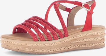 GABOR Sandale in Rot: Vorderseite