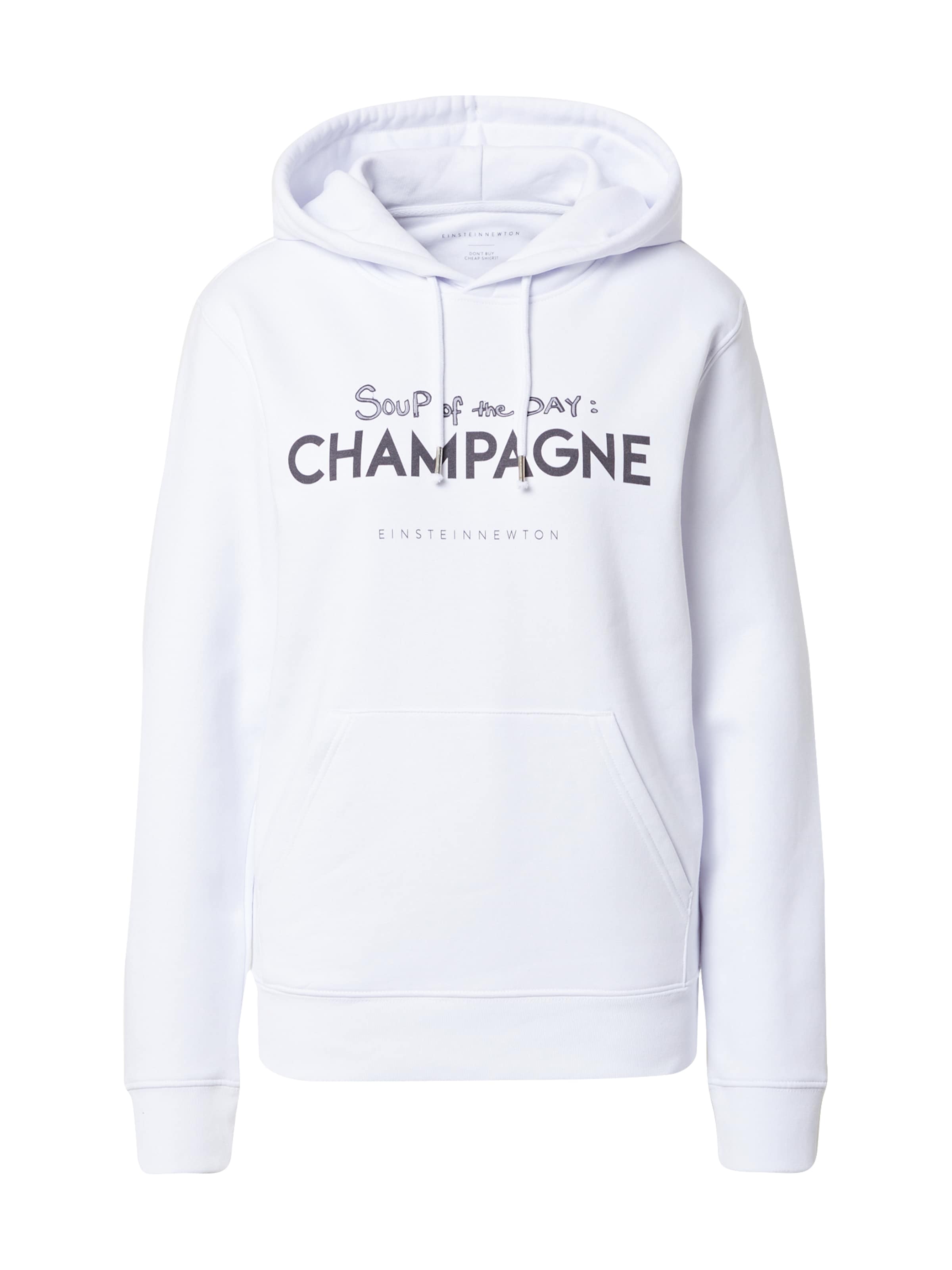 EINSTEIN & NEWTON Mikina 'Soup Brun Hilde' - Biela: predná strana