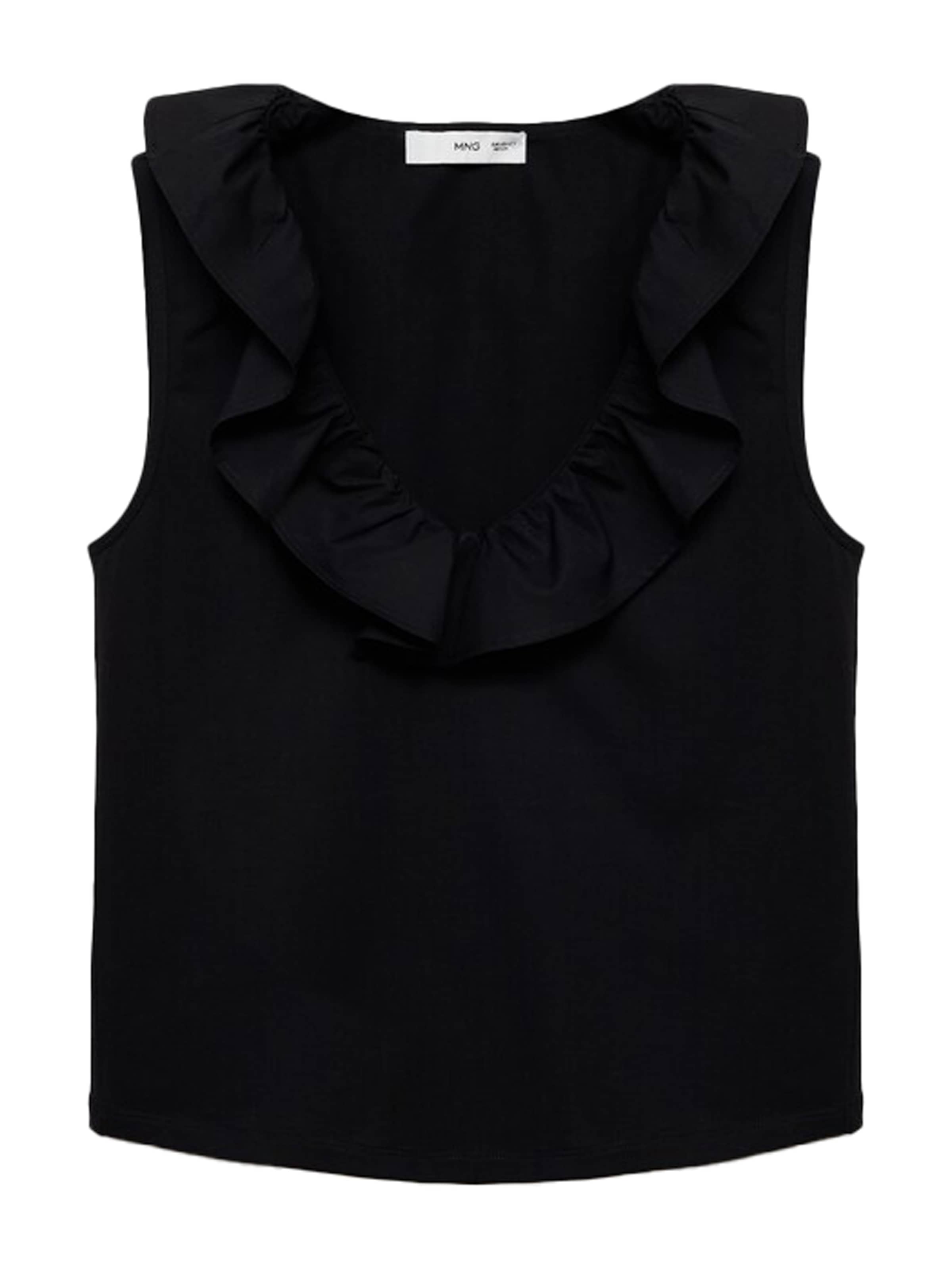 MANGO Topp i svart: framsida