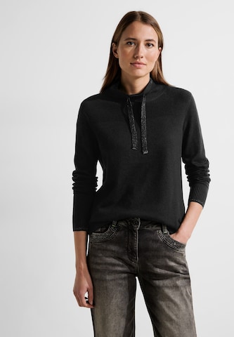 CECIL Sweater in Black: front