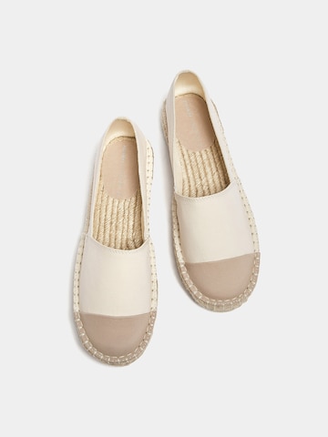 Pull&Bear Espadryle w kolorze beżowy