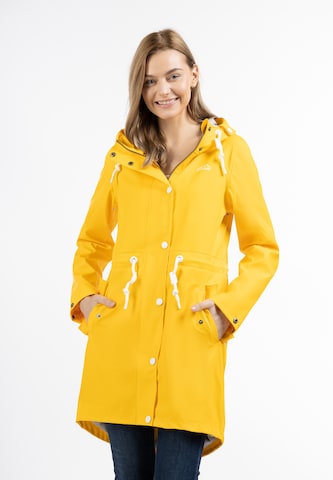 Yuka Raincoat in Yellow: front