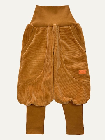 LiVi BERLIN Baggy Hose 'NICKYCORD' in Beige: Vorderseite