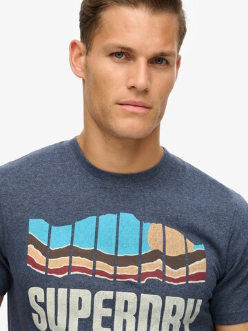 Superdry & Co Póló 'GREAT OUTDOORS' - kék