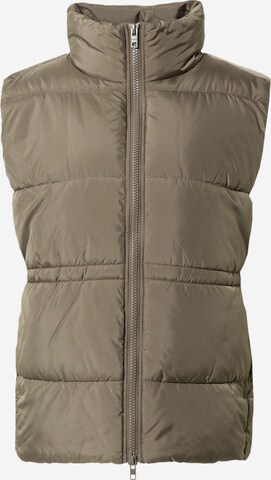 WEEKDAY Bodywarmer 'Kate' in Grijs: voorkant