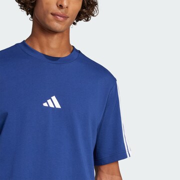 ADIDAS SPORTSWEAR Λειτουργικό μπλουζάκι 'Essentials 3' σε μπλε