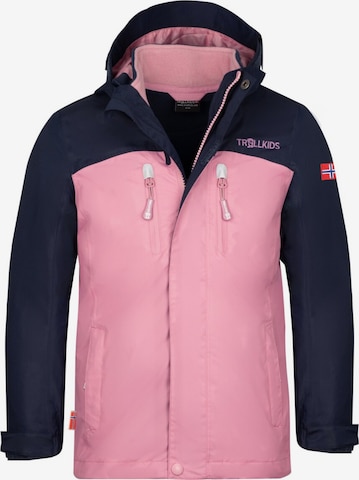 TROLLKIDS Outdoor jacket in Blue: front