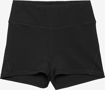 Regular Pantaloni de la 4F pe negru: față