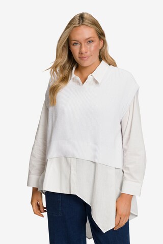 Ulla Popken Sweater in White: front