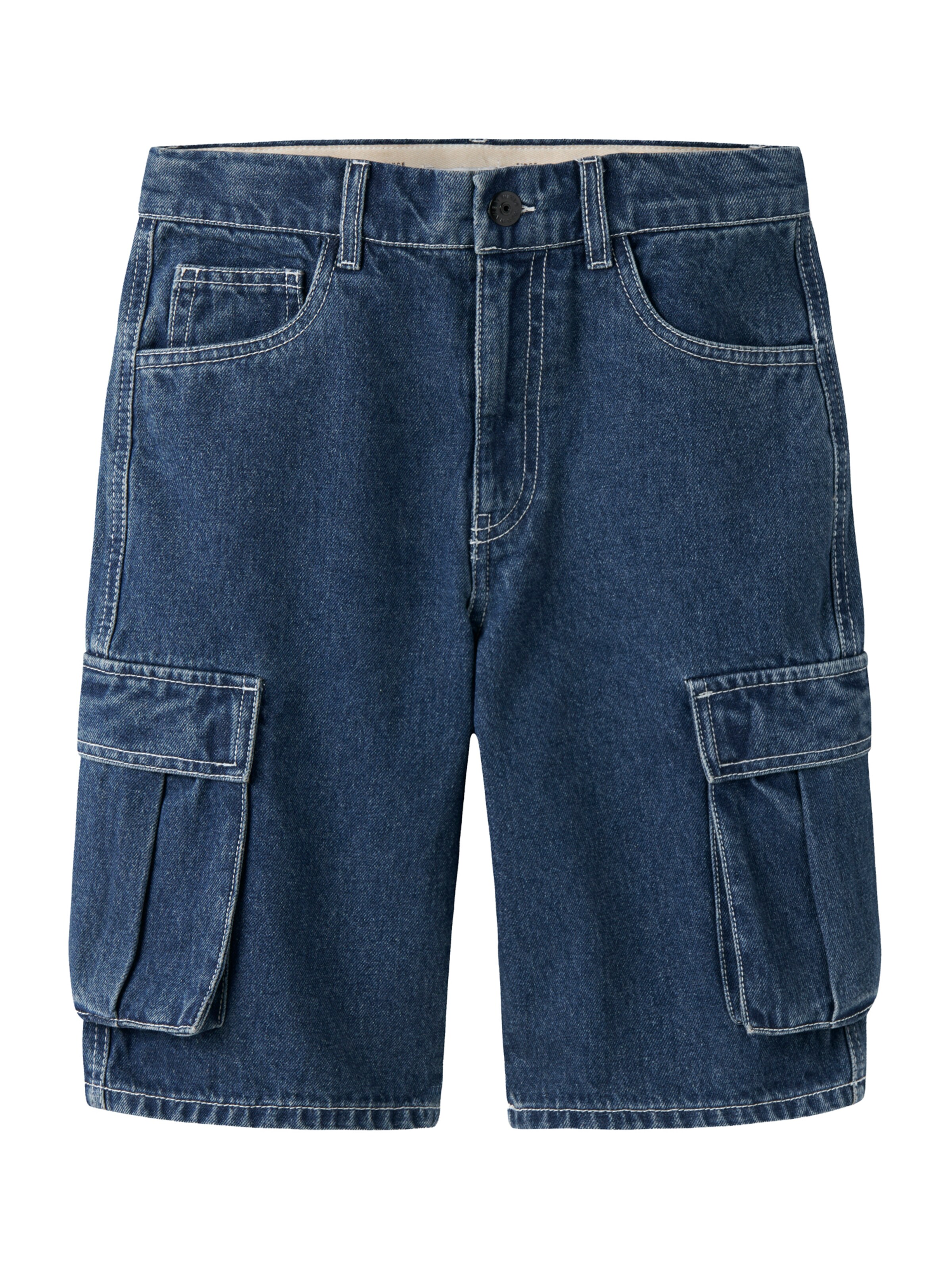 NAME IT Shorts 'NKMBEN' in Blau: Vorderseite