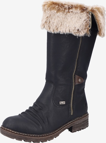 Bottes Rieker en noir : devant