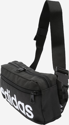 ADIDAS SPORTSWEAR - Bolsa de cintura desportiva 'Essentials Bumbag' em preto: frente