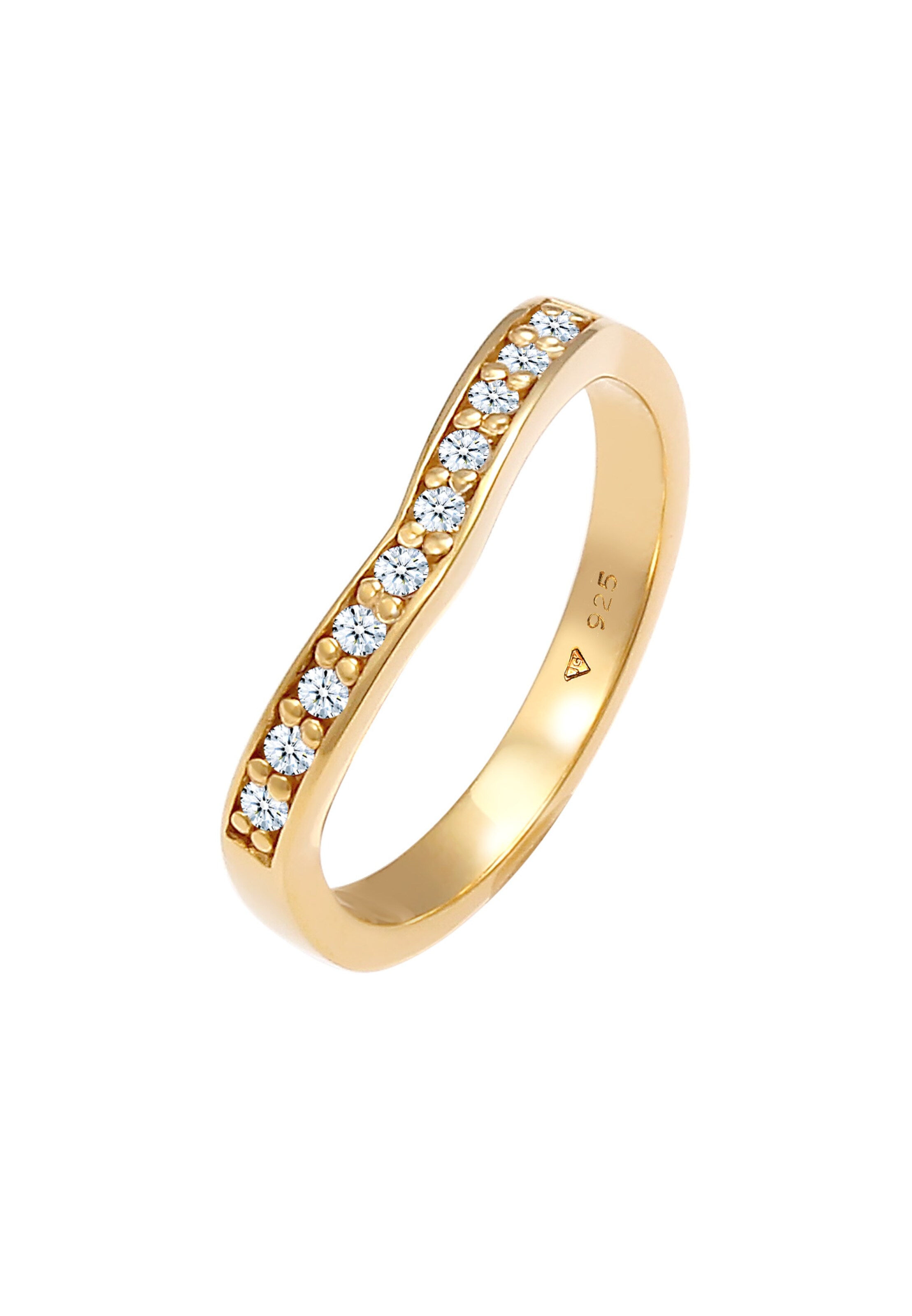 Elli DIAMONDS Ring in Goud: voorkant