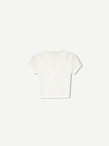 Bershka Shirt in White